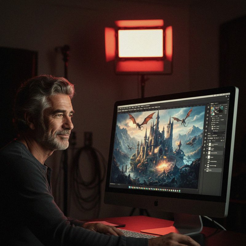 Frank Moretti at work