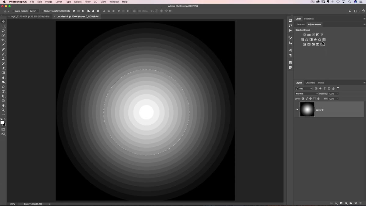 Curves adjustment layer added with mask visible in Layers panel
