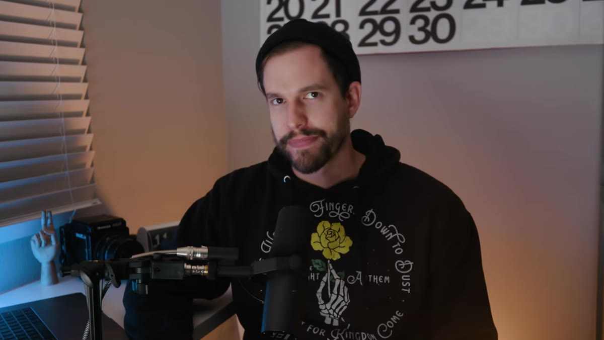 Behind-the-scenes setup showing available light and reflector use