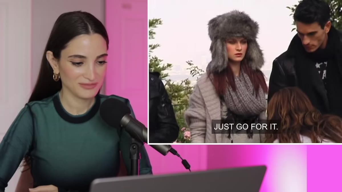 Tension emerging between model and creative direction on set
